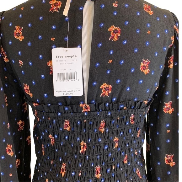 NWT Free People mini floral dress - Picture 8 of 15